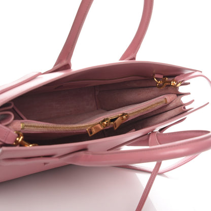 Saint Laurent Calfskin Small Sac De Jour Dark Rose 6 of 9