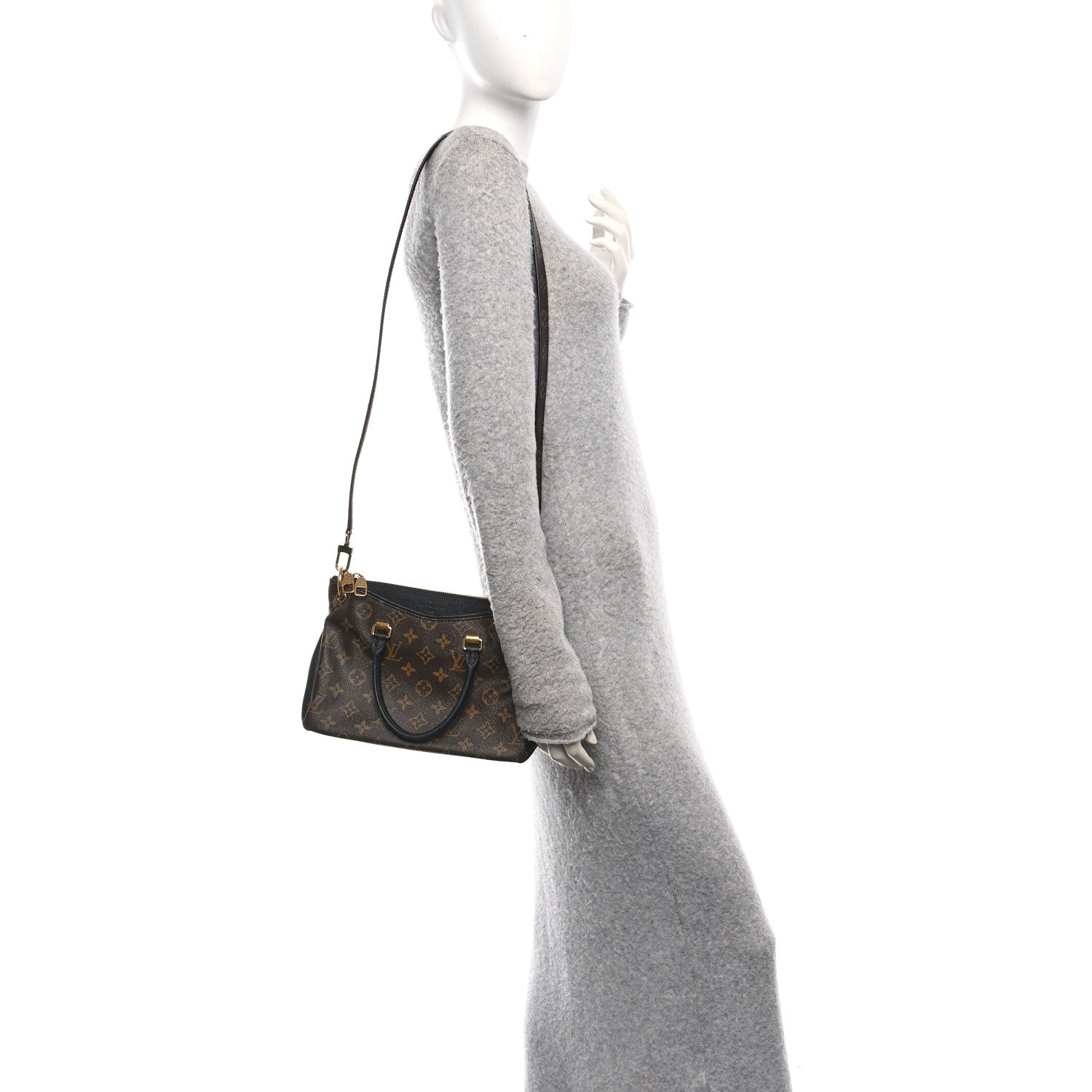 Louis Vuitton Monogram Pallas Full BB Black 2 of 9