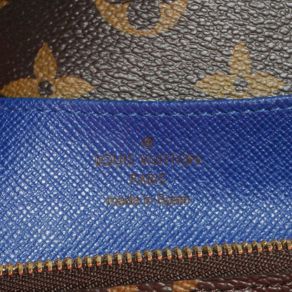 Louis Vuitton Monogram Emilie Wallet Blue 7 of 8