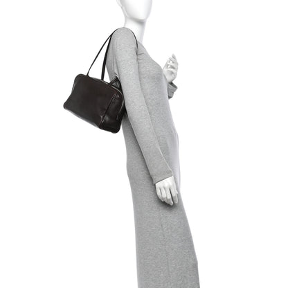 The Row Nappa Astra Bowling Bag Dark Brown Ans 2 of 9