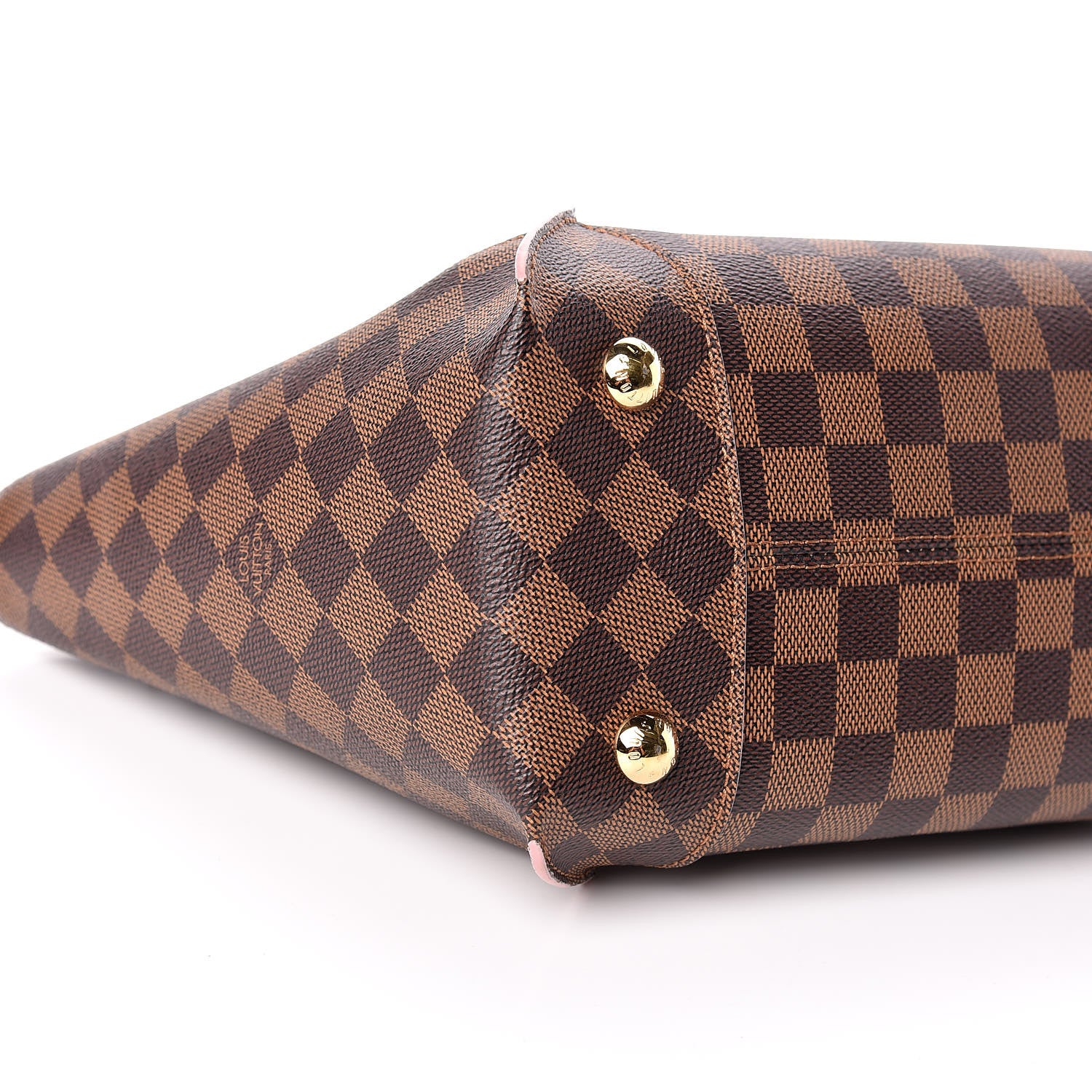 Louis Vuitton Damier Ebene Caissa Tote PM Rose Ballerine 6 of 11