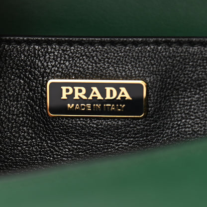 Prada City Calf Saffiano Cahier Bag Biliardo Black 6 of 10