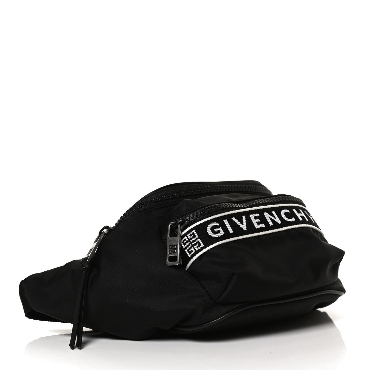 Nylon Logo Belt Bag Black