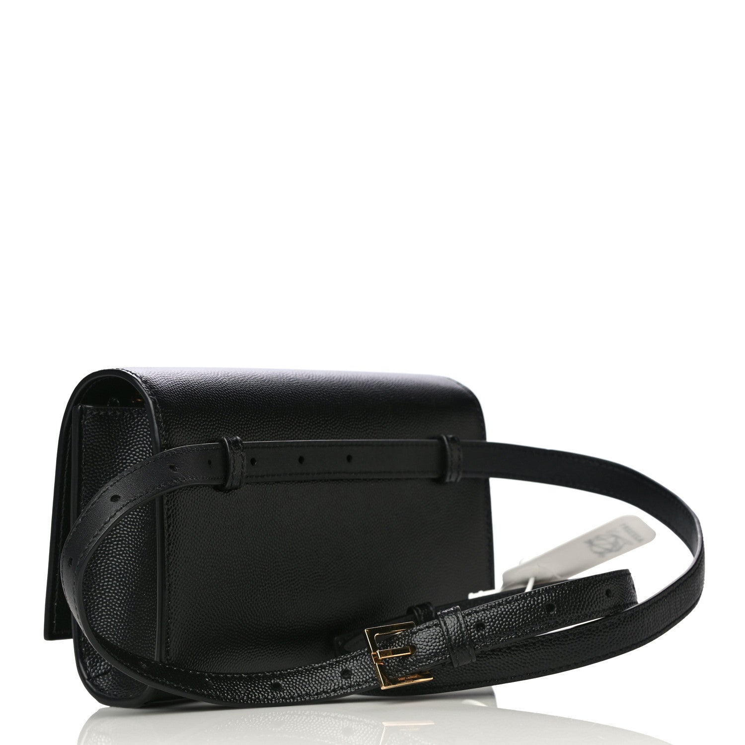Saint Laurent Grain De Poudre Monogram Kate Belt Bag Black 2 of 8