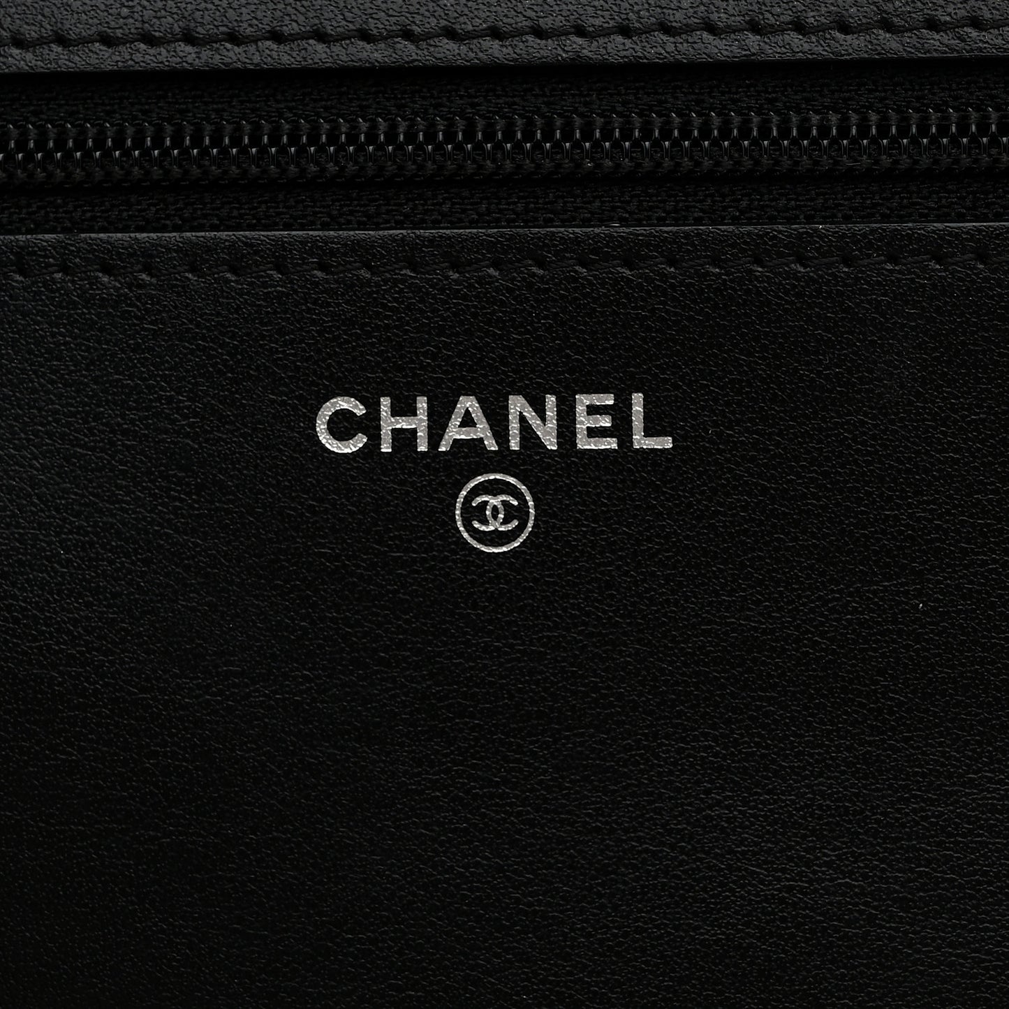 Caviar Quilted Boy Wallet On Chain WOC Black