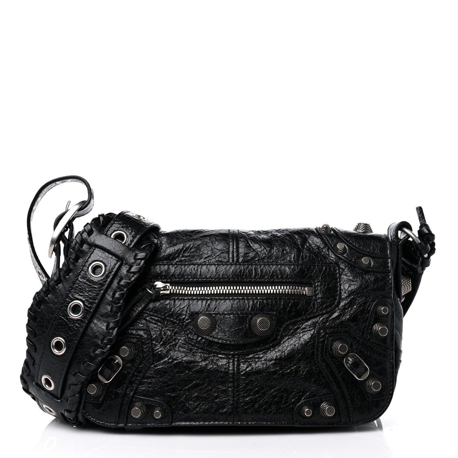 Balenciaga Agneau Arena XS Le Cagole Flap Bag Black 3 of 10
