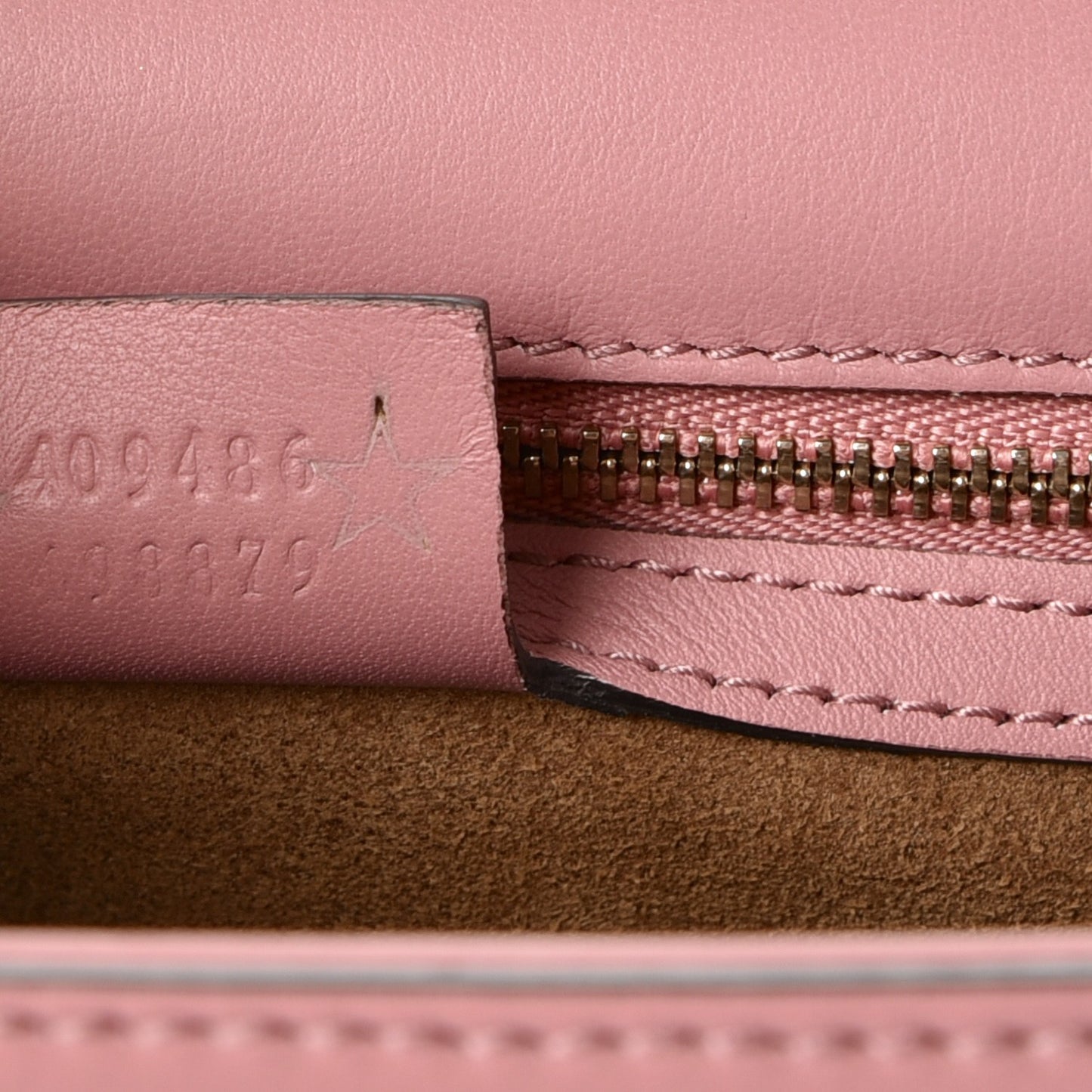 Moon Calfskin Medium Padlock Shoulder Bag Carmine Rose