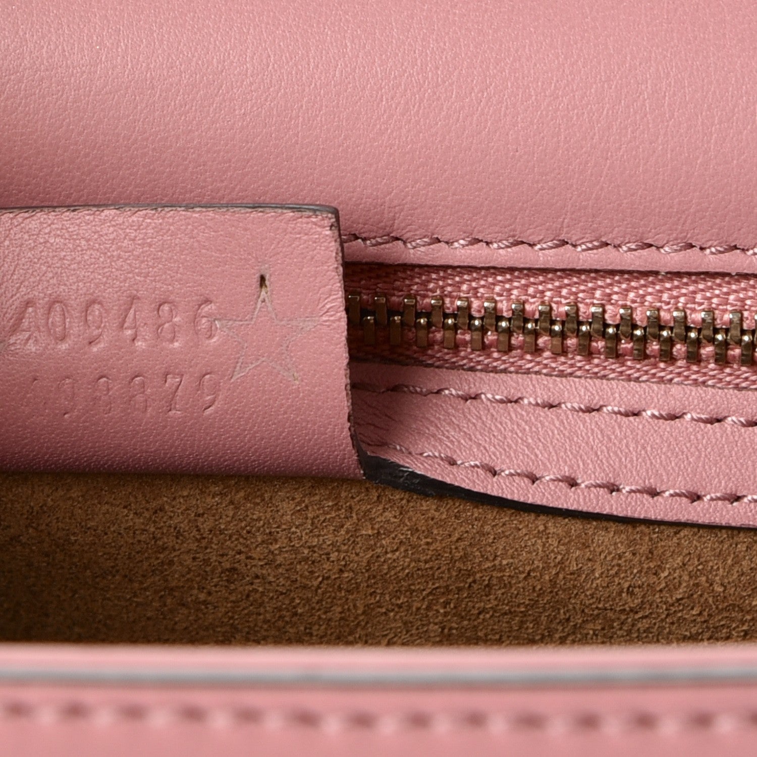 Gucci Moon Calfskin Medium Padlock Shoulder Bag Carmine Rose 8 of 10