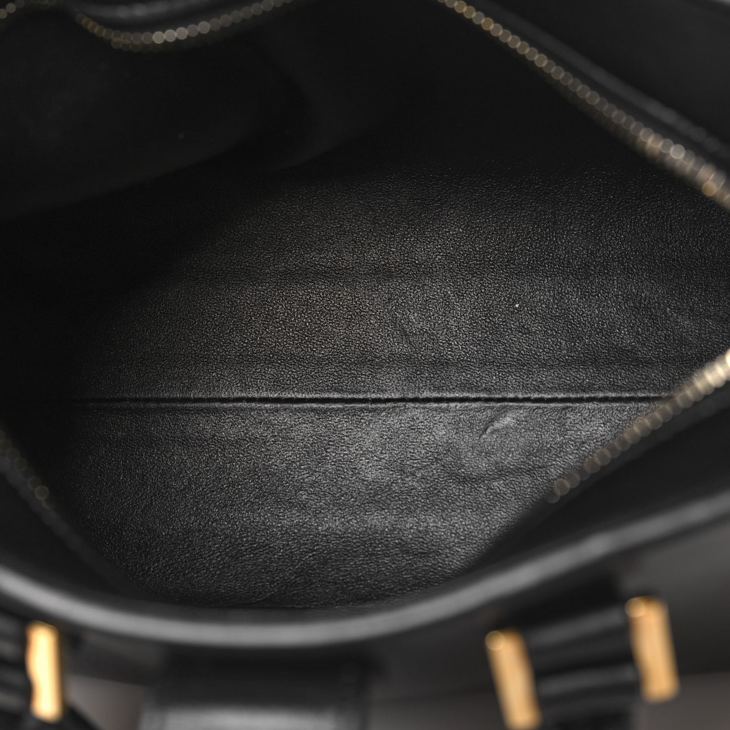 Calfskin Monogram Baby Cabas Black