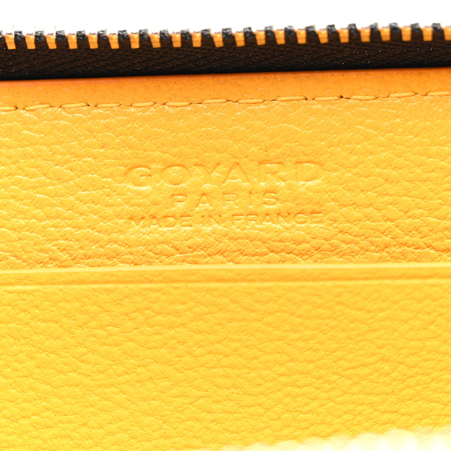 Goyardine Matignon PM Wallet Black Gold