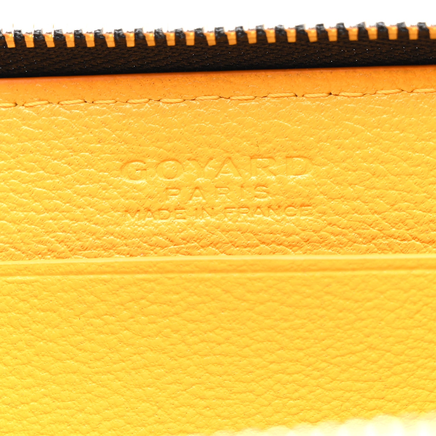 Goyard Goyardine Matignon PM Wallet Black Gold 6 of 7