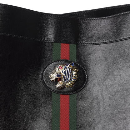 Gucci Calfskin Large Rajah Chain Tote Black 13 of 13