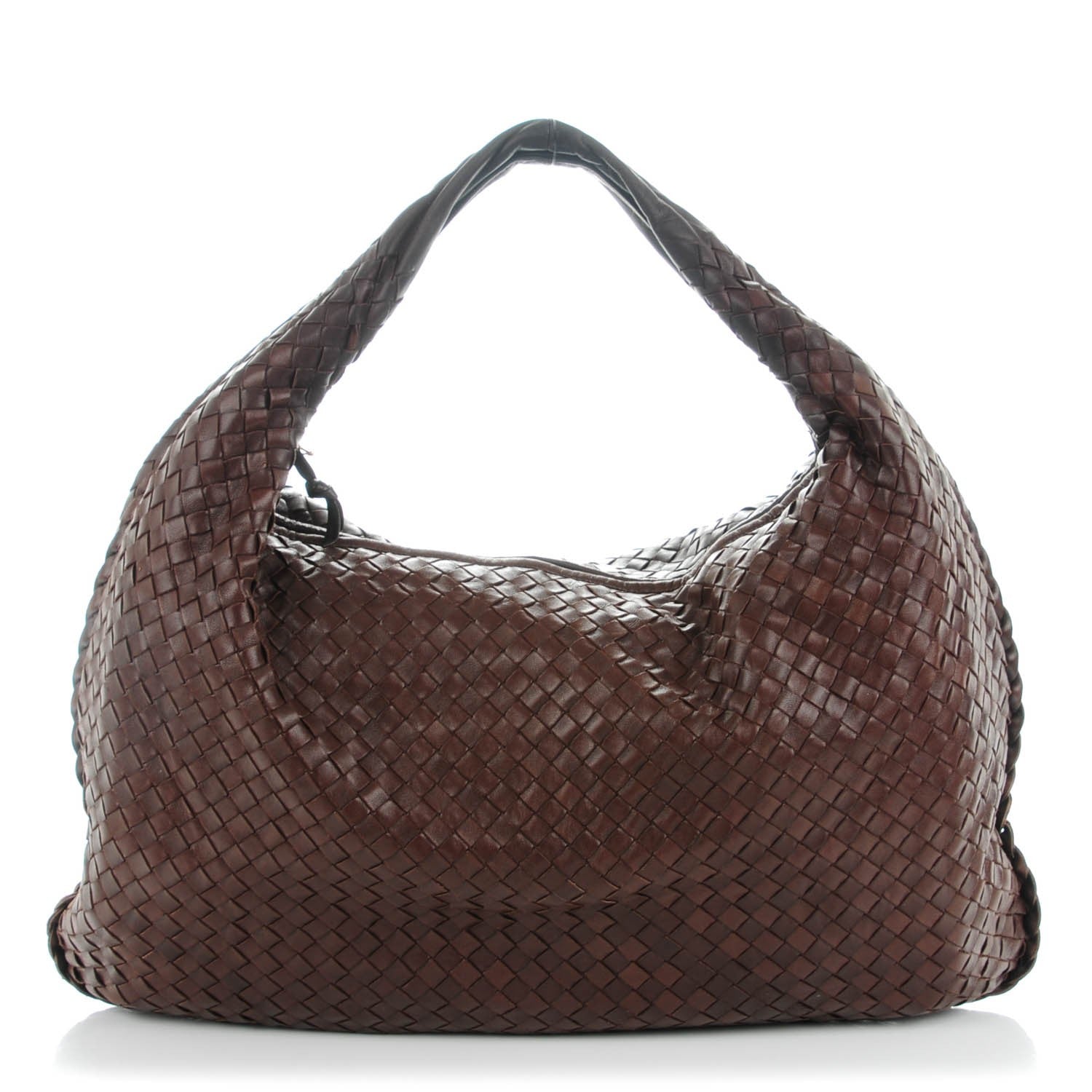 Bottega Veneta Nappa Intrecciato Large Veneta Hobo Ebano 1 of 8