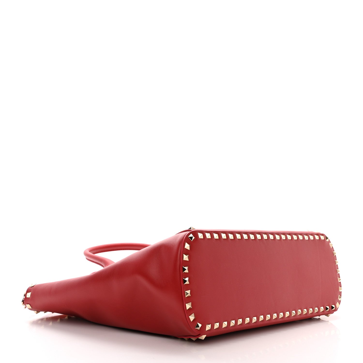 Valentino Garavani Vitello Rockstud Shoulder Bag Rosso Valentino 4 of 10