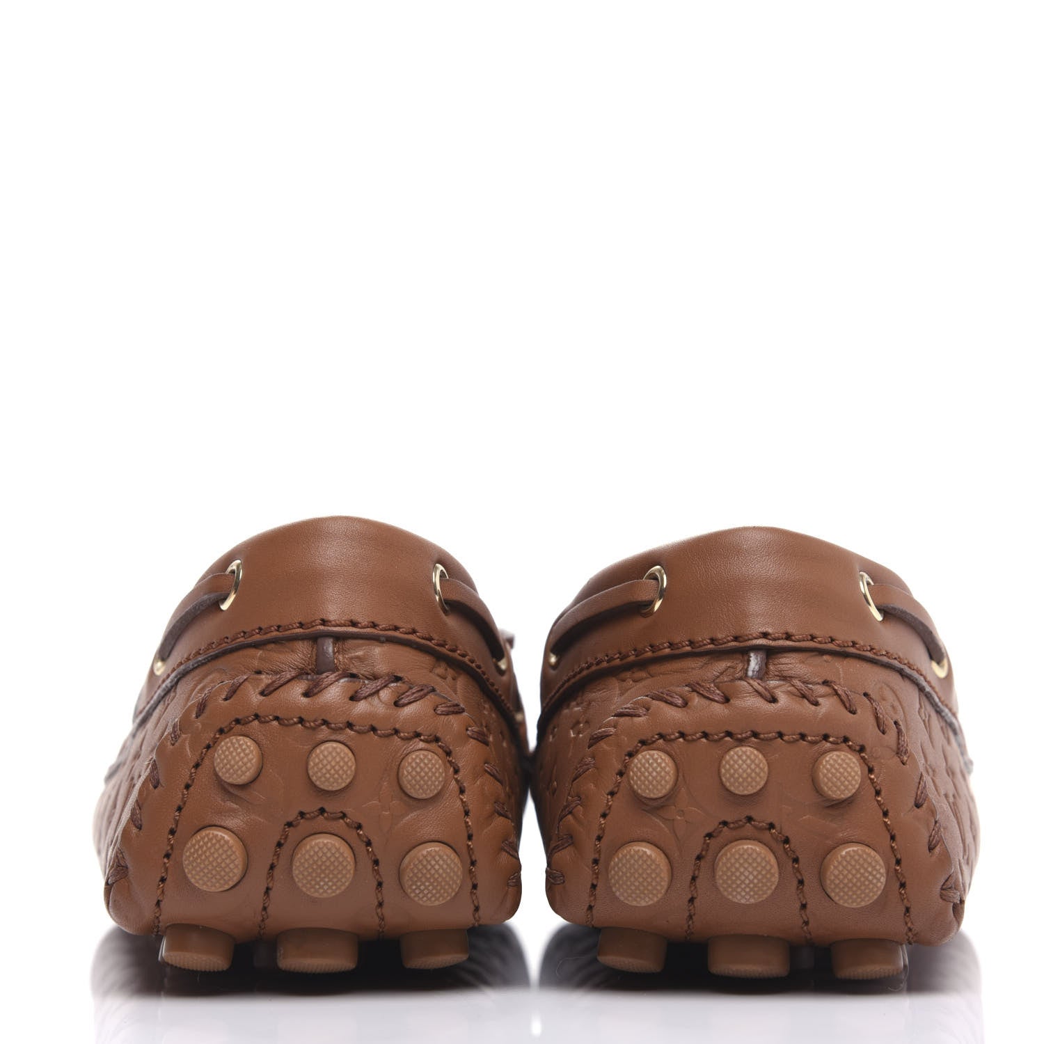 Louis Vuitton Empreinte Gloria Loafers 39.5 Cognac 7 of 10