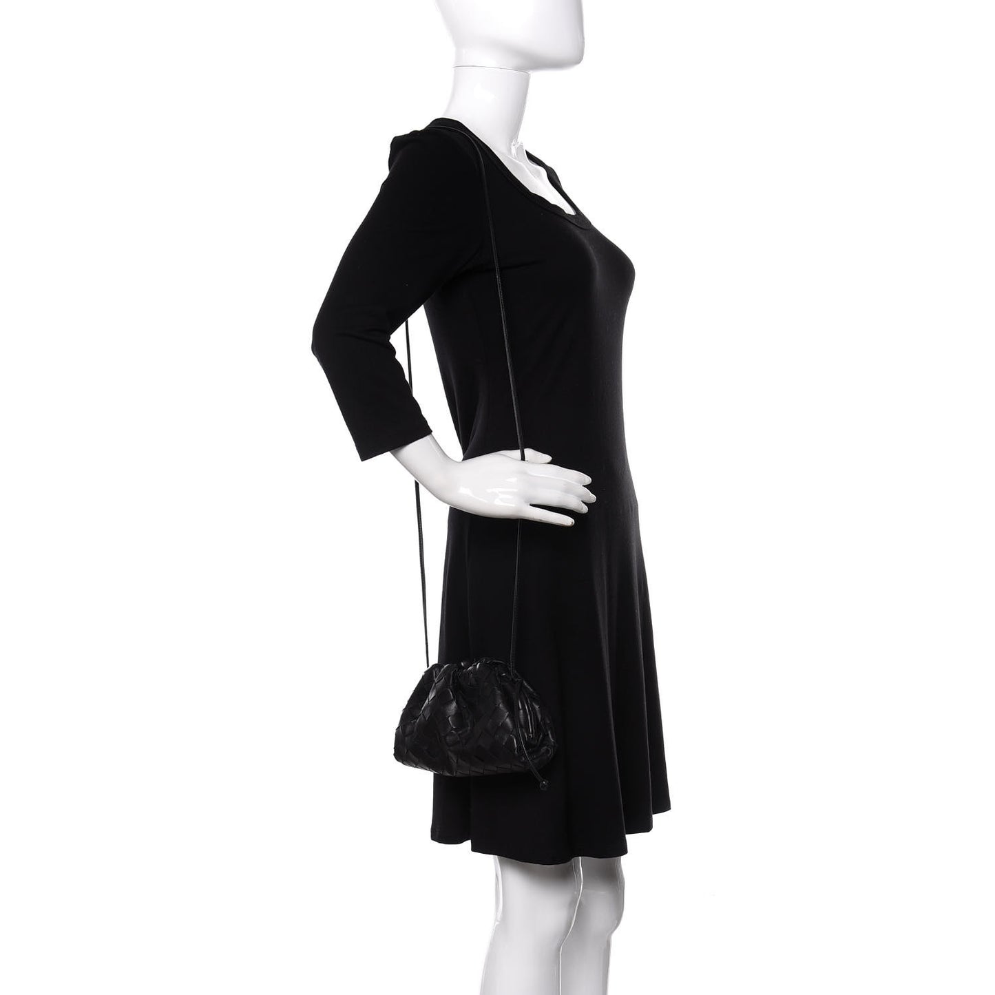 Nappa Intrecciato The Mini Pouch Black