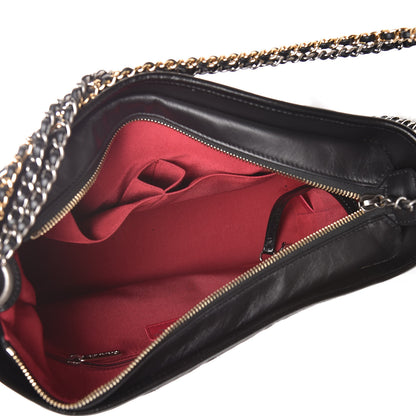 Chanel Aged Calfskin Quilted Medium Gabrielle Hobo Black 6 of 11