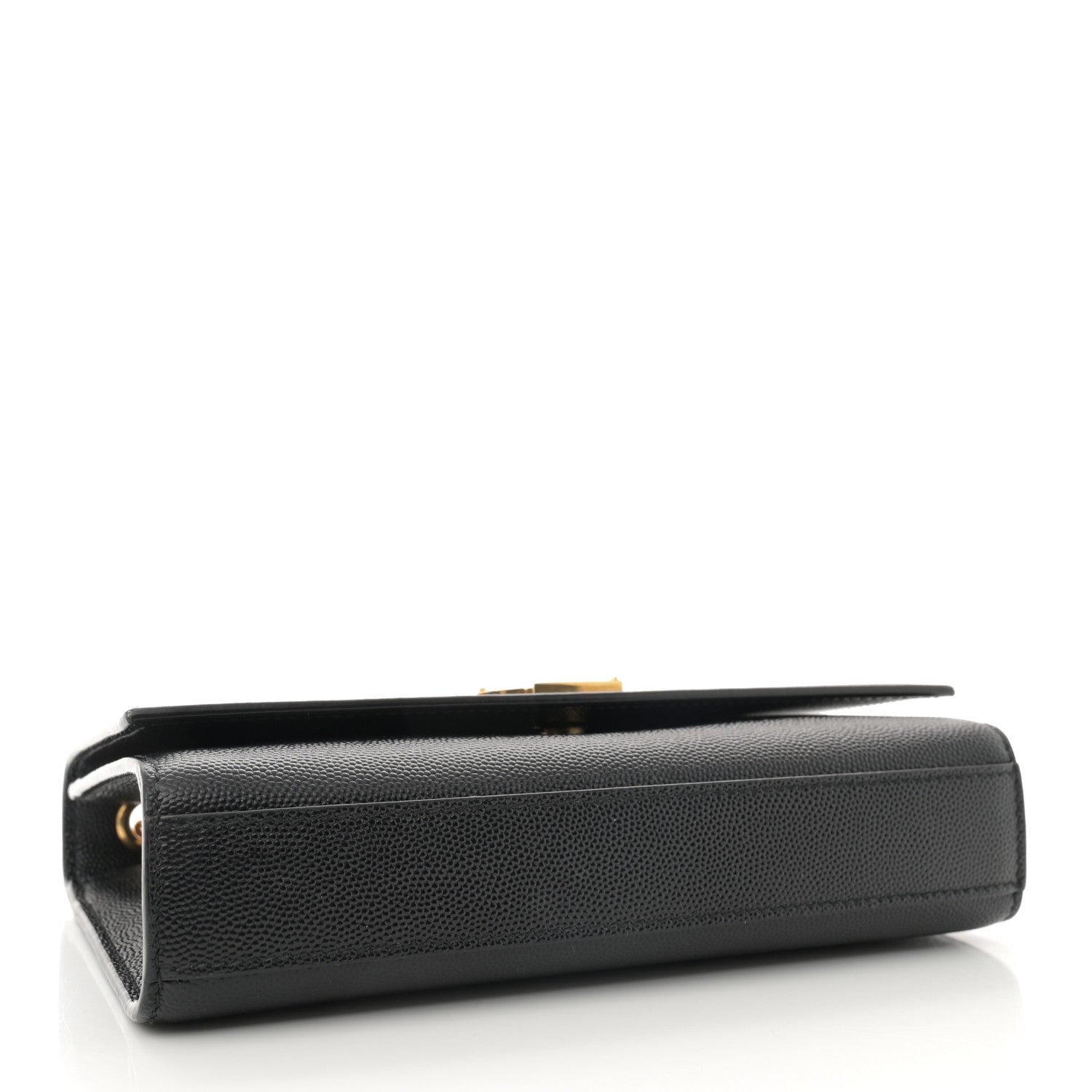 Saint Laurent Grain De Poudre Small Classic Monogram Kate Satchel Black 4 of 12