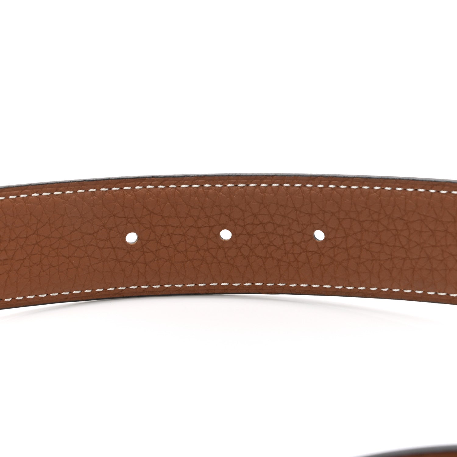 Hermes Box Togo 32mm H Belt 80 Black Gold 4 of 6