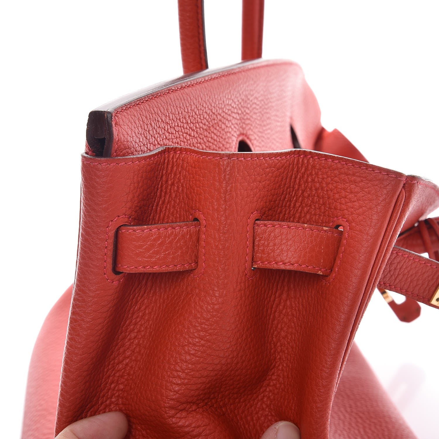 Hermes Togo Birkin 35 Rouge Casaque 26 of 29
