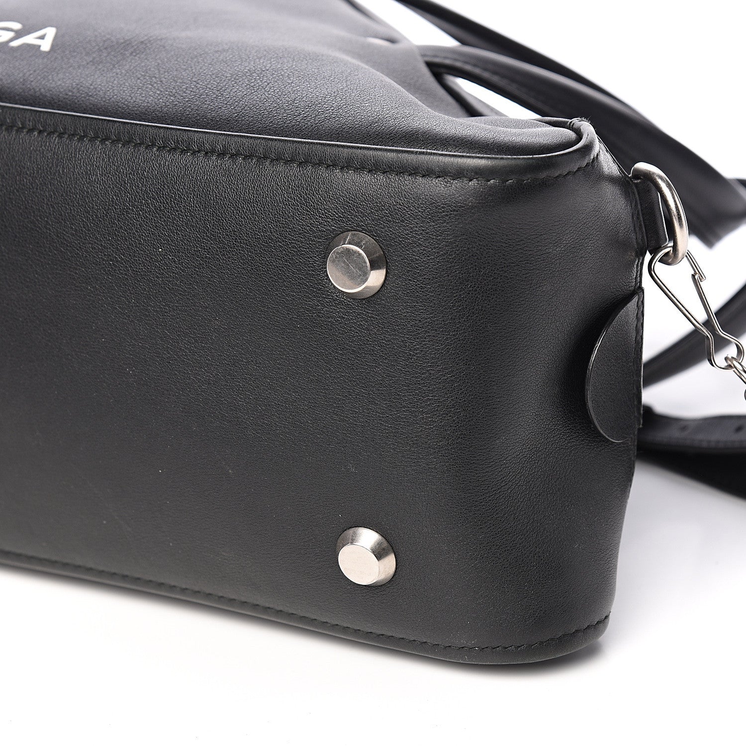 Balenciaga Calfskin M Triangle Duffle Black 9 of 10