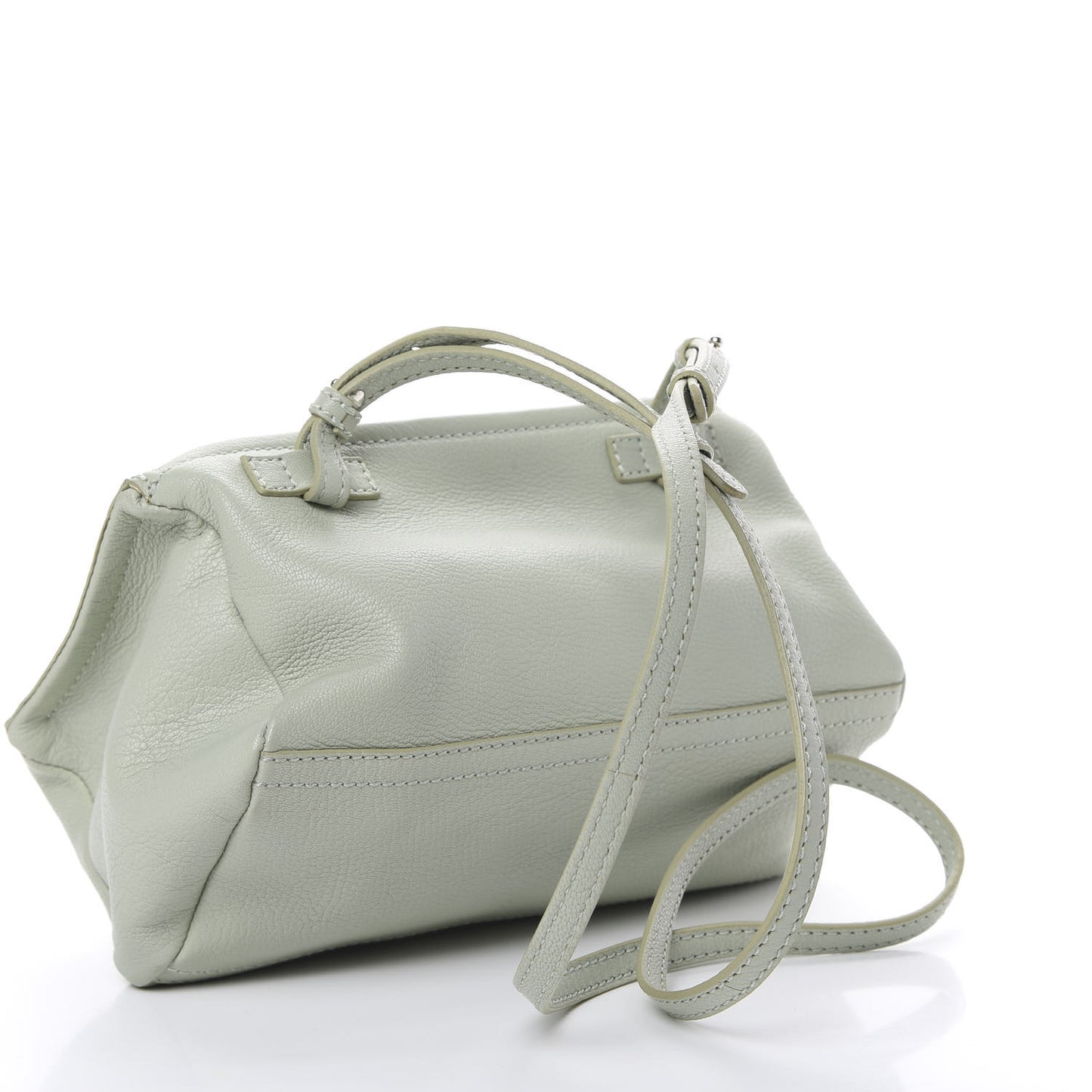 Sugar Goatskin Mini Pandora Aqua Green