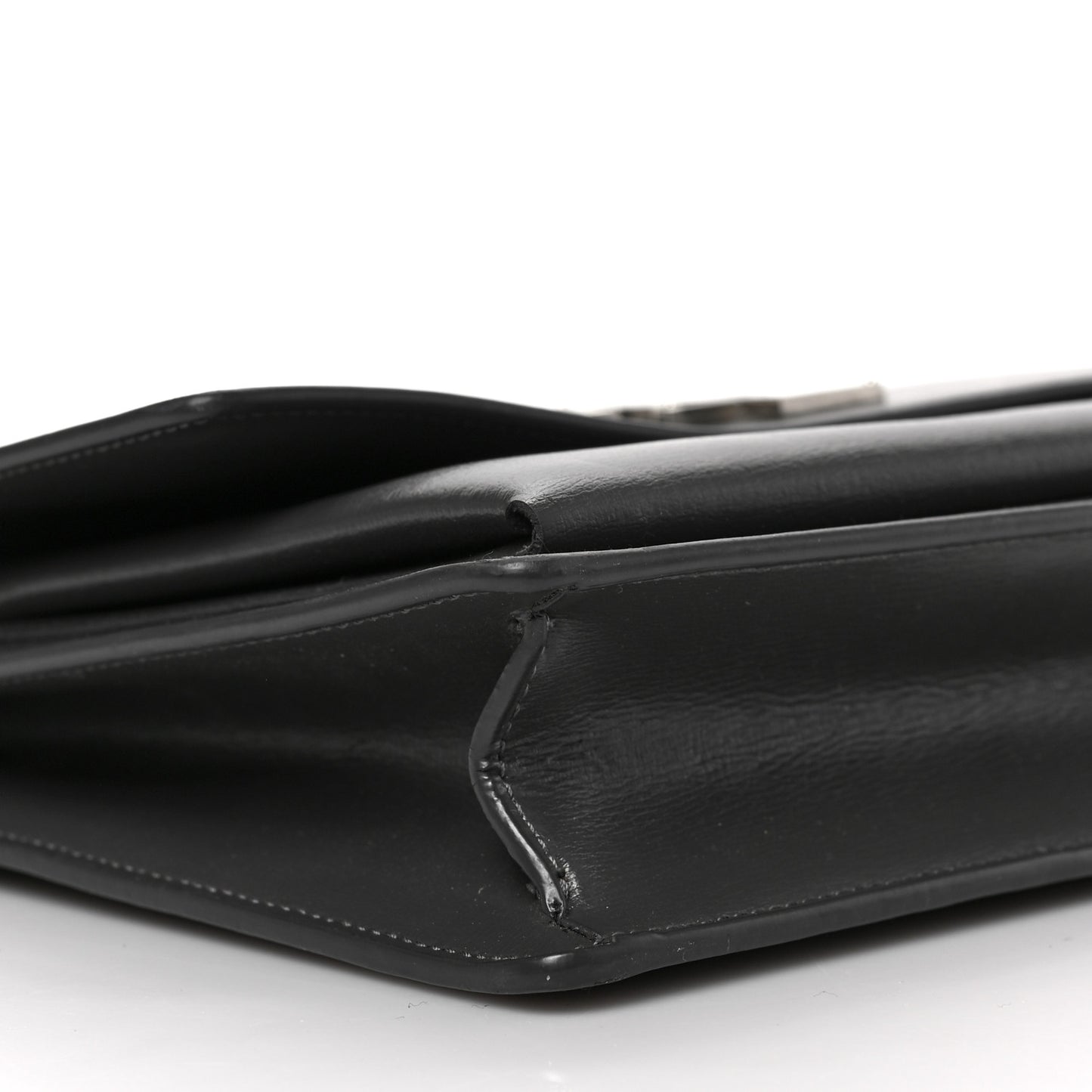 Smooth Calfskin Medium Monogram Sunset Satchel Anthracite