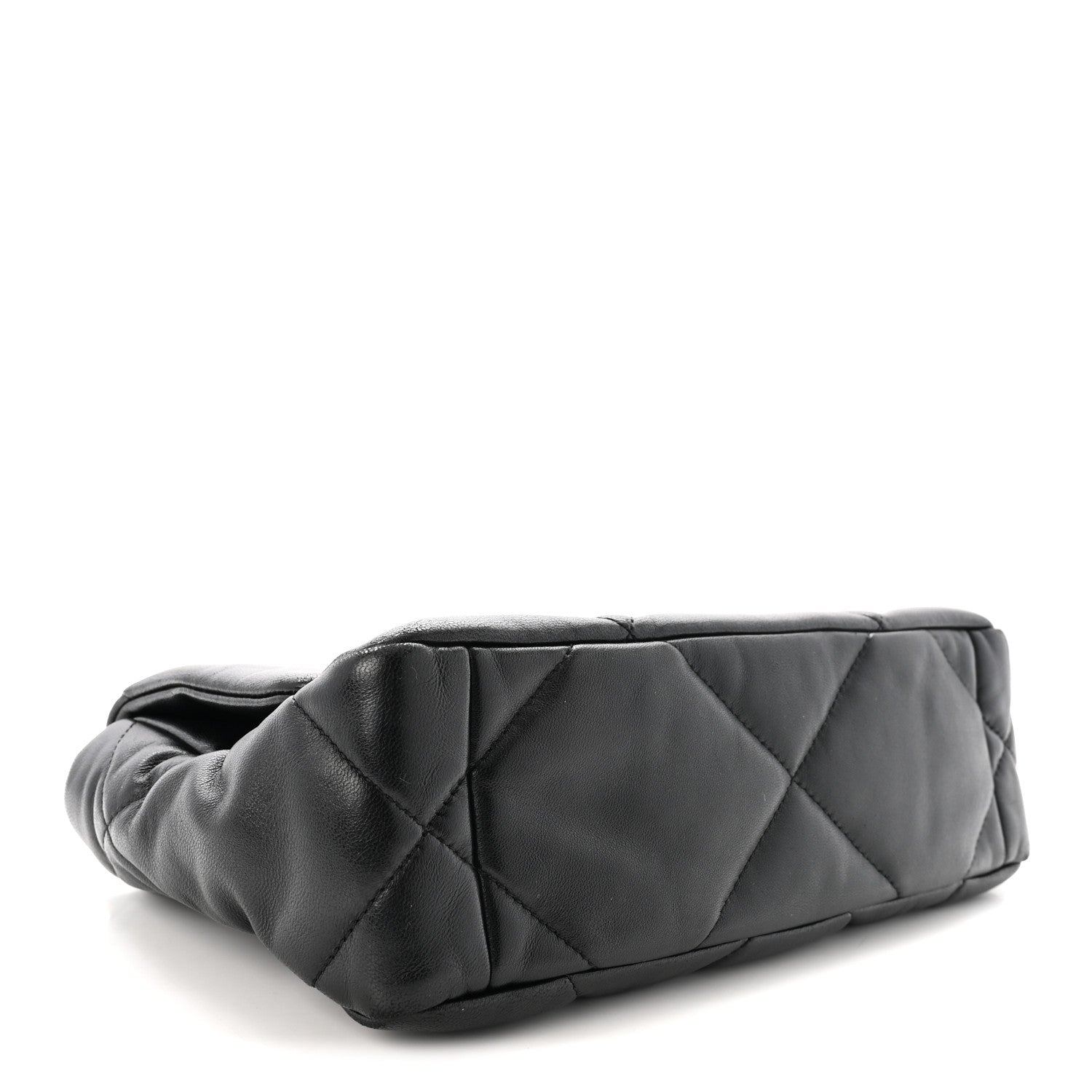 Chanel Lambskin Quilted Medium Chanel 19 Flap Black 4 of 10
