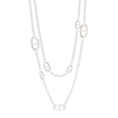 Hermes Sterling Silver Farandole Necklace 120 1 of 5
