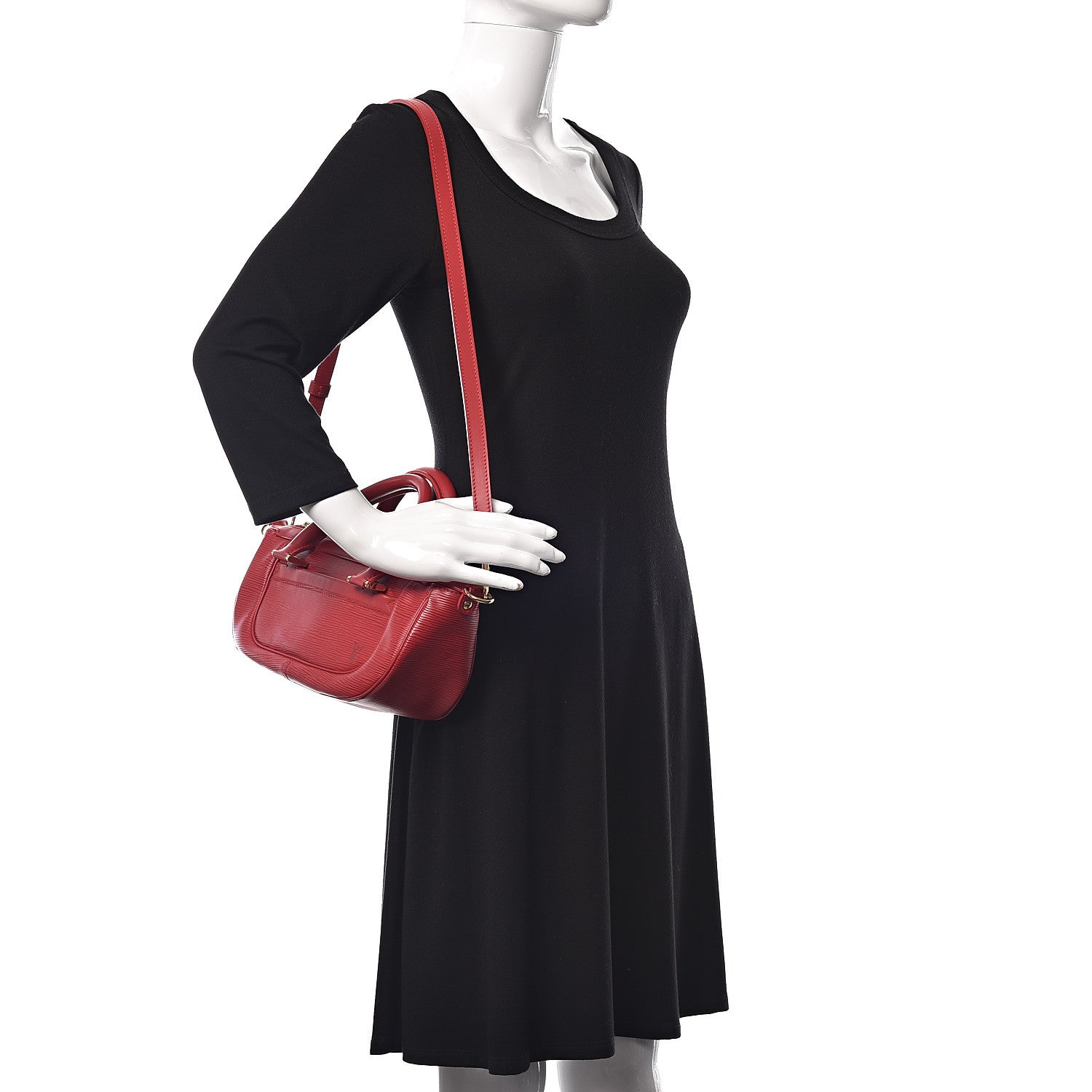 Louis Vuitton Epi Dhanura PM Castillan Red 2 of 14