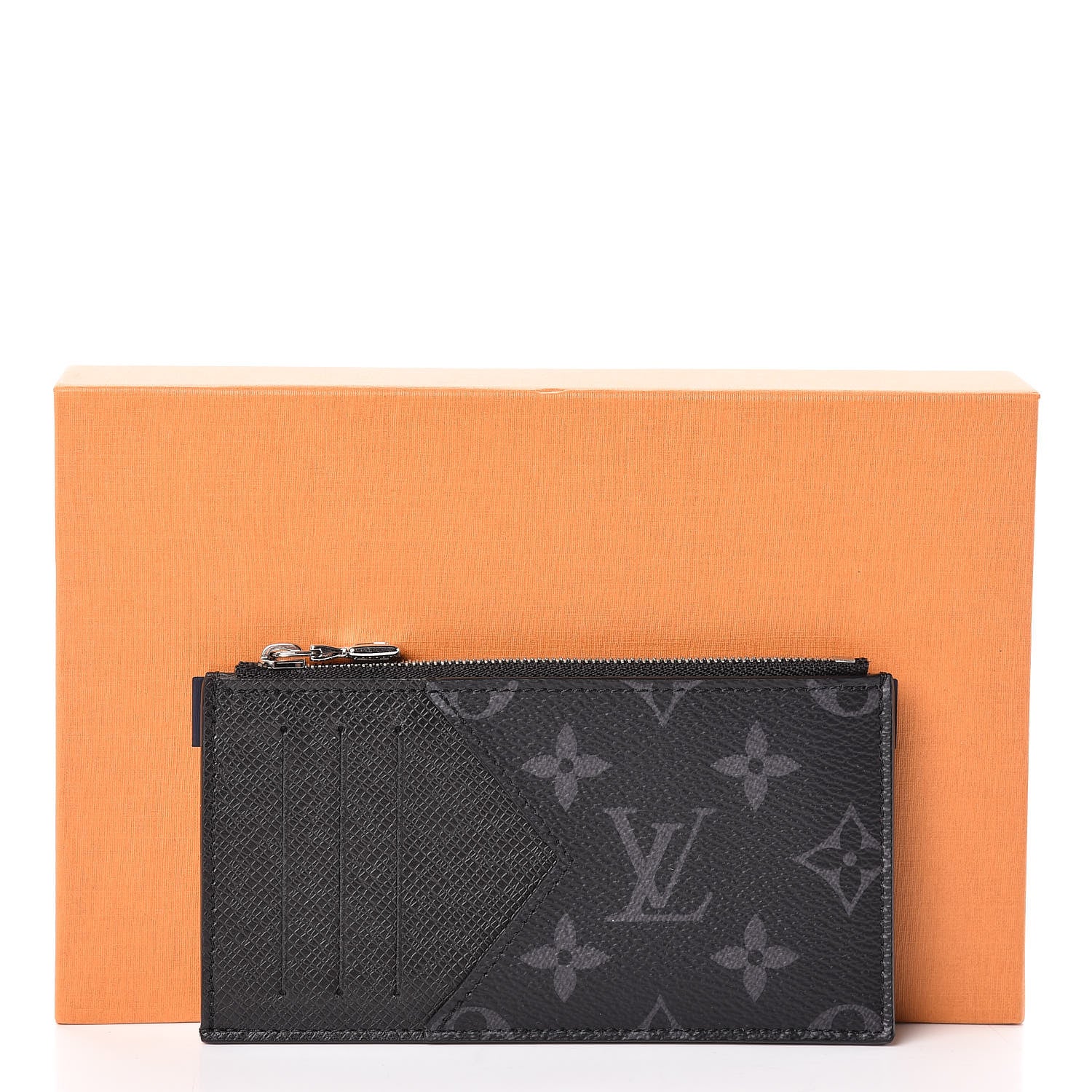 Louis Vuitton Monogram Eclipse Taiga Coin Card Holder 8 of 8