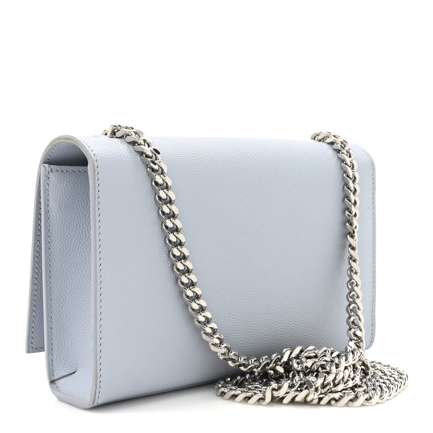 Grain De Poudre Small Monogram Kate Satchel Sky Blue