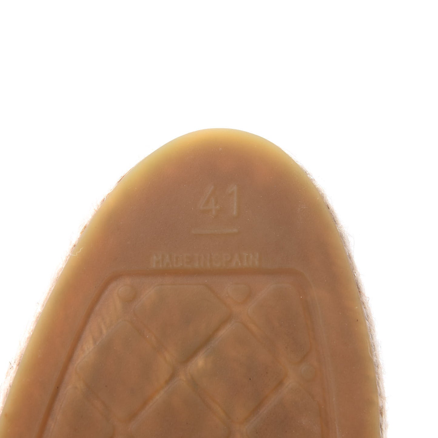 Laminated Goatskin CC Espadrilles 41 Silver