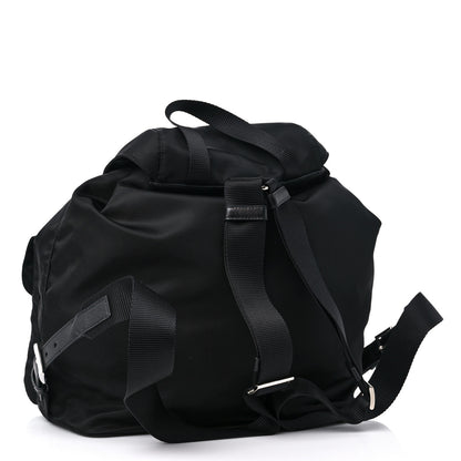 Prada Tessuto Nylon Saffiano Medium Backpack Black 3 of 9