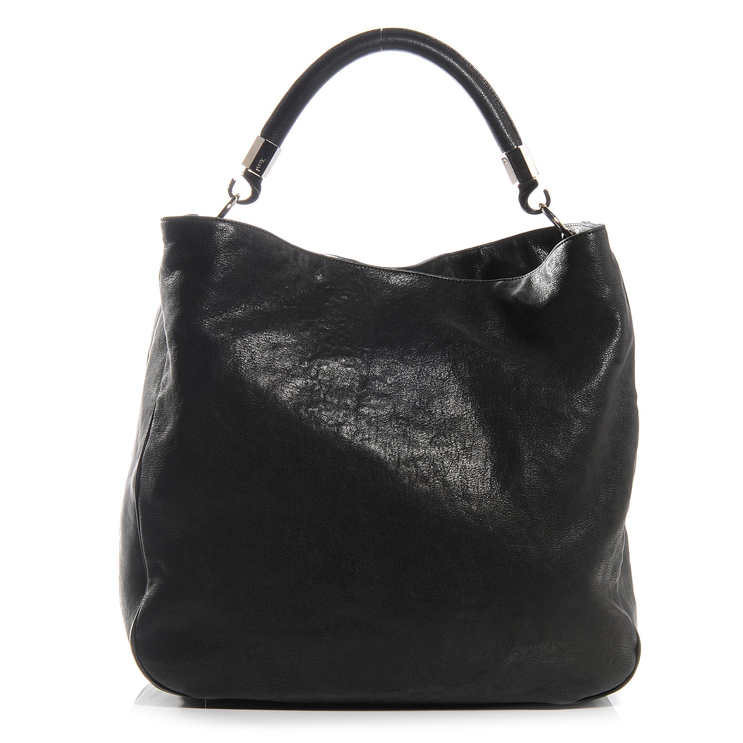 Saint Laurent Leather Large Roady Hobo Black 1 of 7