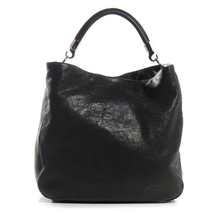 Saint Laurent Leather Large Roady Hobo Black 1 of 7