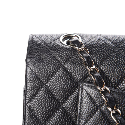 Chanel Caviar Quilted Medium Double Flap Black 12 of 12