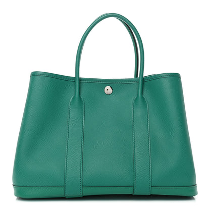 Hermes Epsom Garden Party Tote 30 TPM Vert Verone 1 of 10