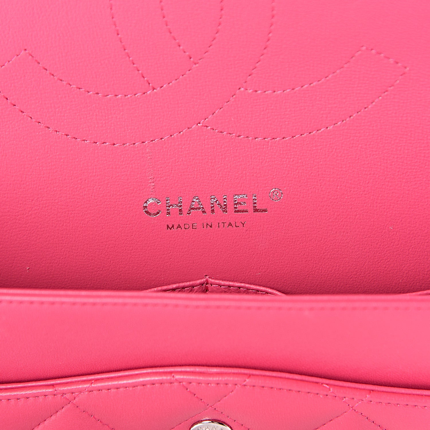 Chanel Lambskin Quilted Jumbo Double Flap Dark Pink 6 of 11