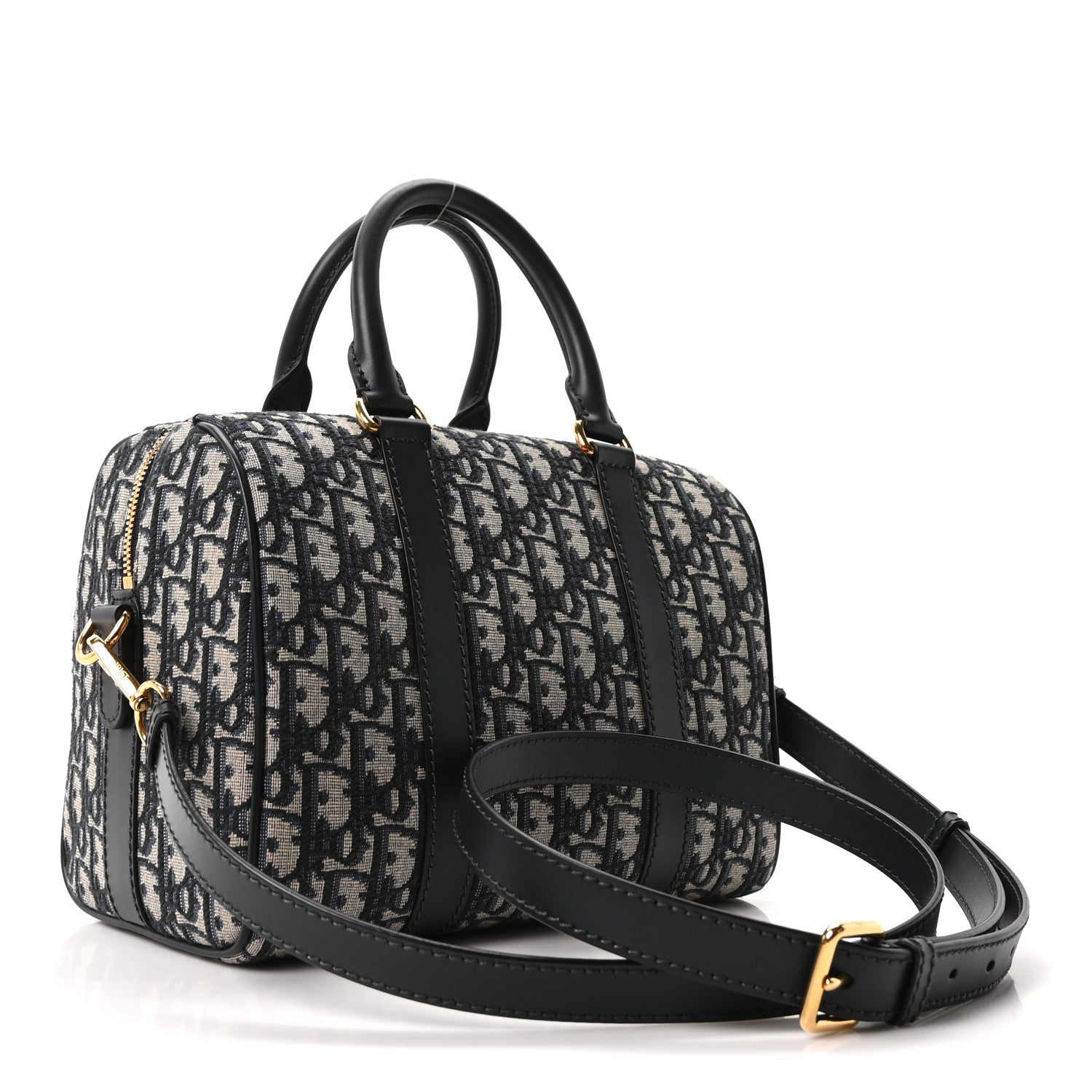 Christian Dior Oblique Groove 25 Bag Blue 3 of 10