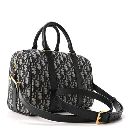 Christian Dior Oblique Groove 25 Bag Blue 3 of 10