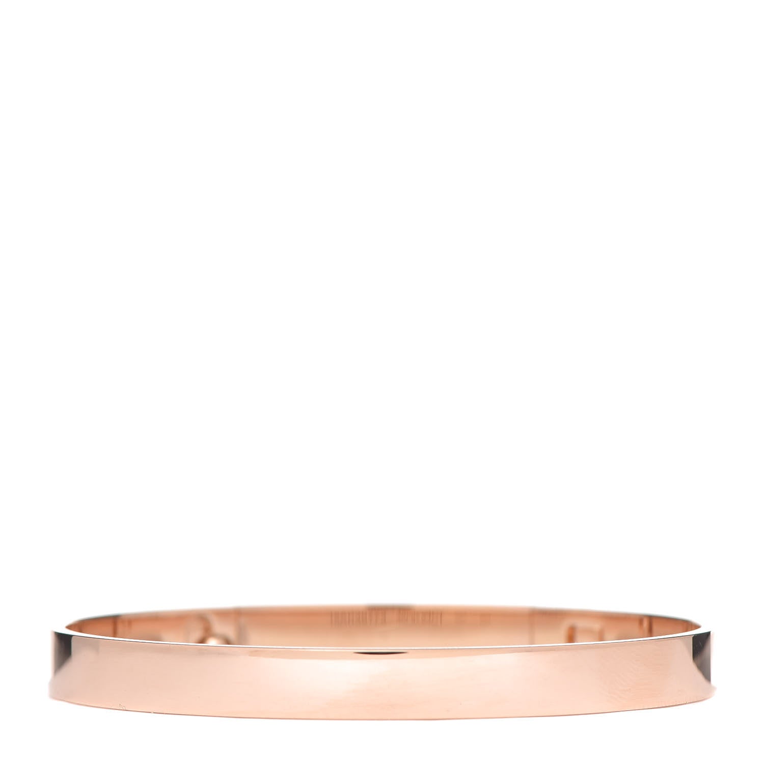 Hermes 18K Rose Gold Diamond PM Collier De Chien Bracelet SH 3 of 6
