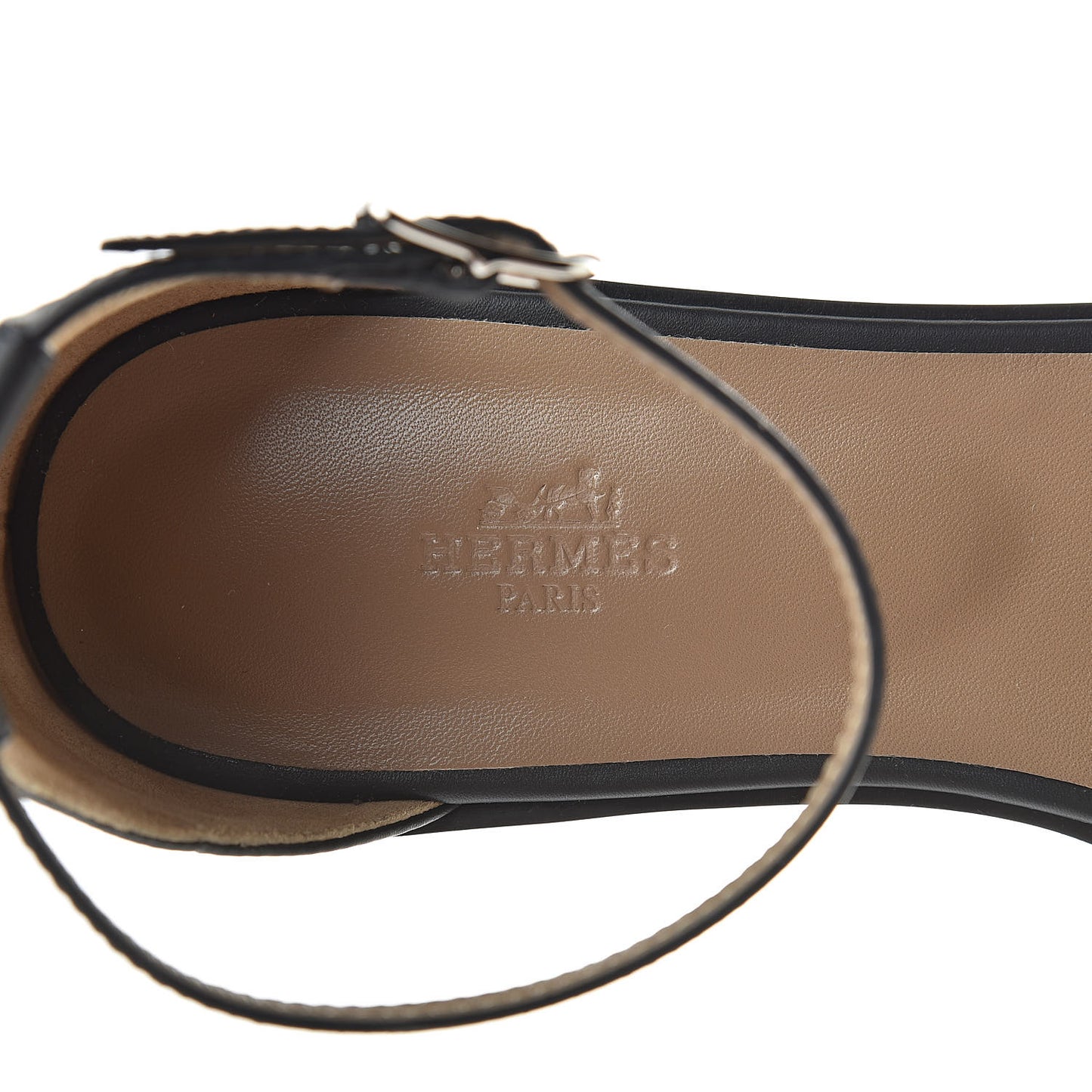 Calfskin Santorini Sandals 41 Black