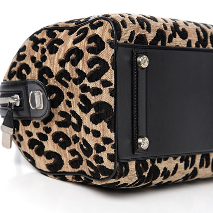 Louis Vuitton Jacquard Velvet Leopard Print Stephen Sprouse Speedy 10 of 12