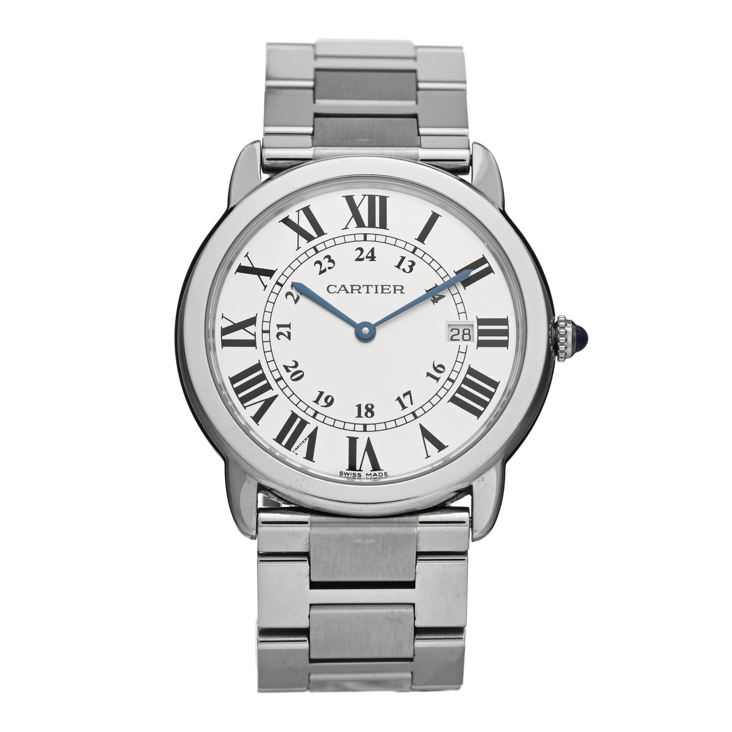Stainless Steel 36mm Ronde Solo Quartz Watch