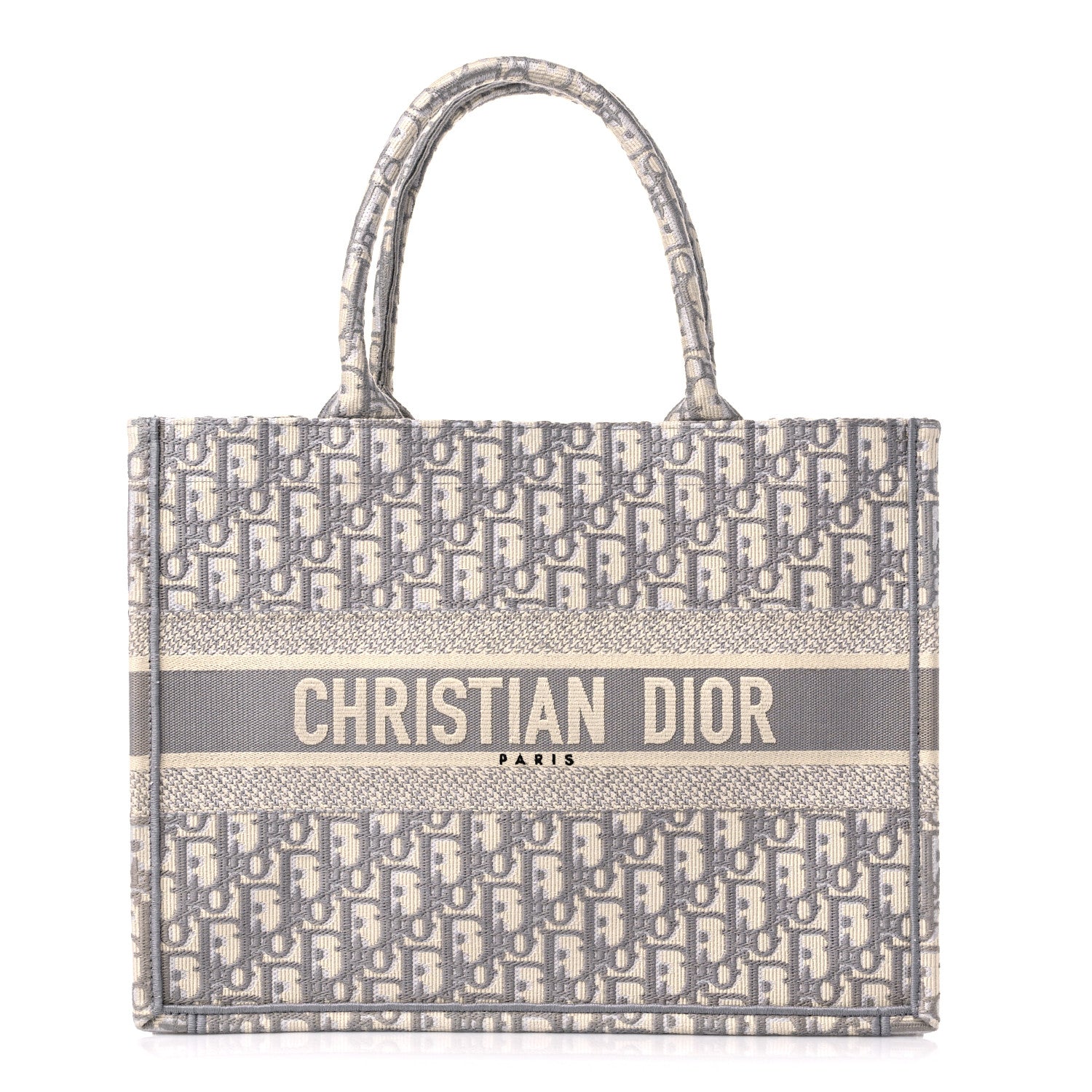 Christian Dior Oblique Medium Book Tote Grey 1 of 9