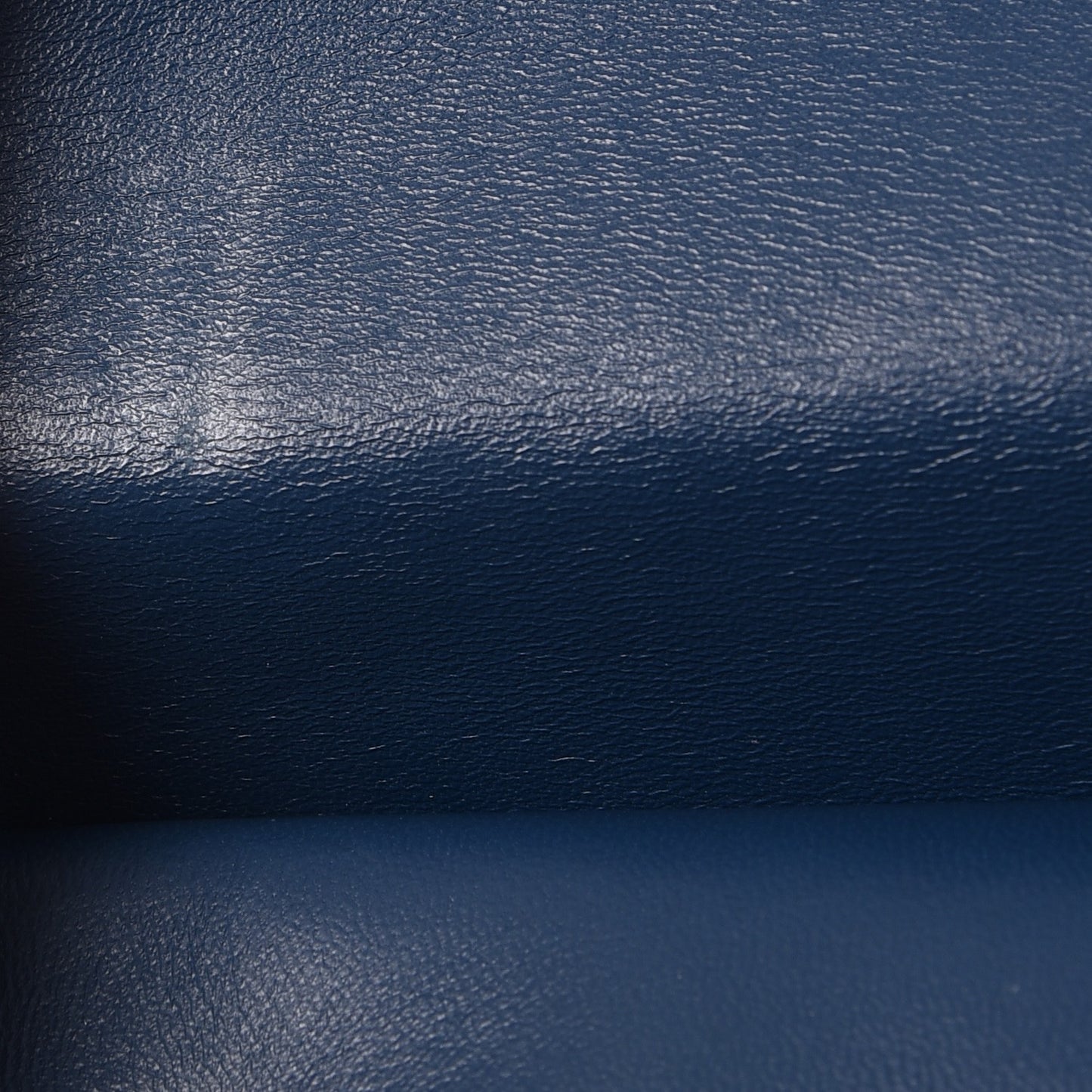 Patent Quilted Jumbo Double Flap Blue