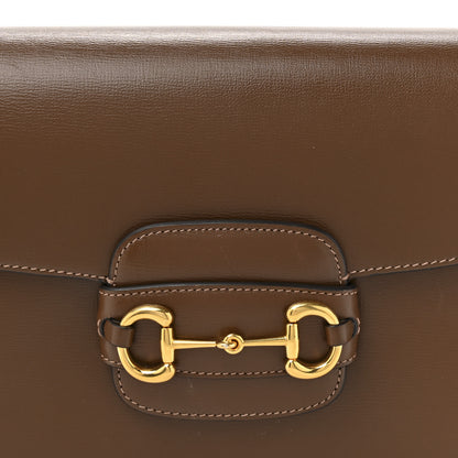 Gucci Azalea Calfskin Horsebit 1955 Shoulder Bag Brown Sugar 8 of 18