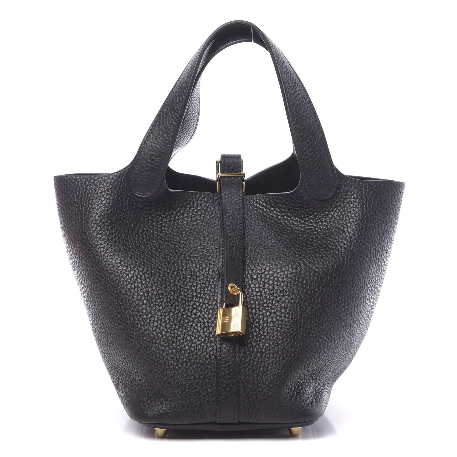 Hermes Taurillon Clemence Picotin Lock 18 PM Black 1 of 11