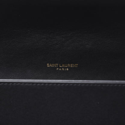 Saint Laurent Smooth Calfskin Medium Classic Monogram Kate Tassel Satchel Black 6 of 11